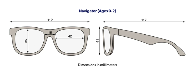 Sunglasses Size Chart